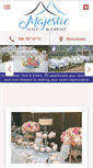Mobile Screenshot of majestictentrentals.com